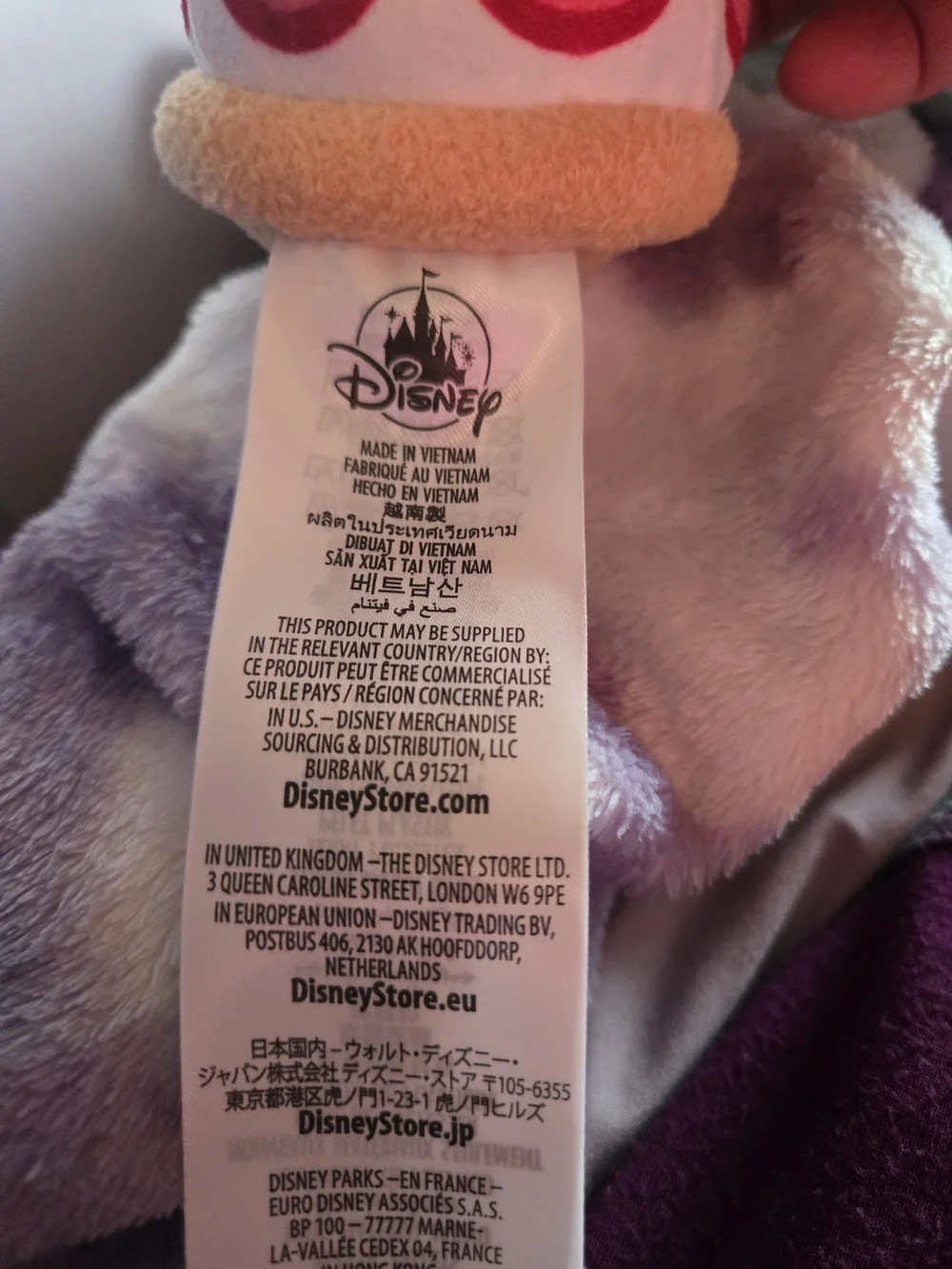 Disney Munchlings Marie Strawberry Cheesecake 4" Plush - Aristocats- Like new - Picture 2 of 2